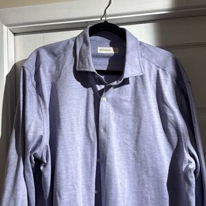 The softest button down. Nicestuff lavender men’s shirt.